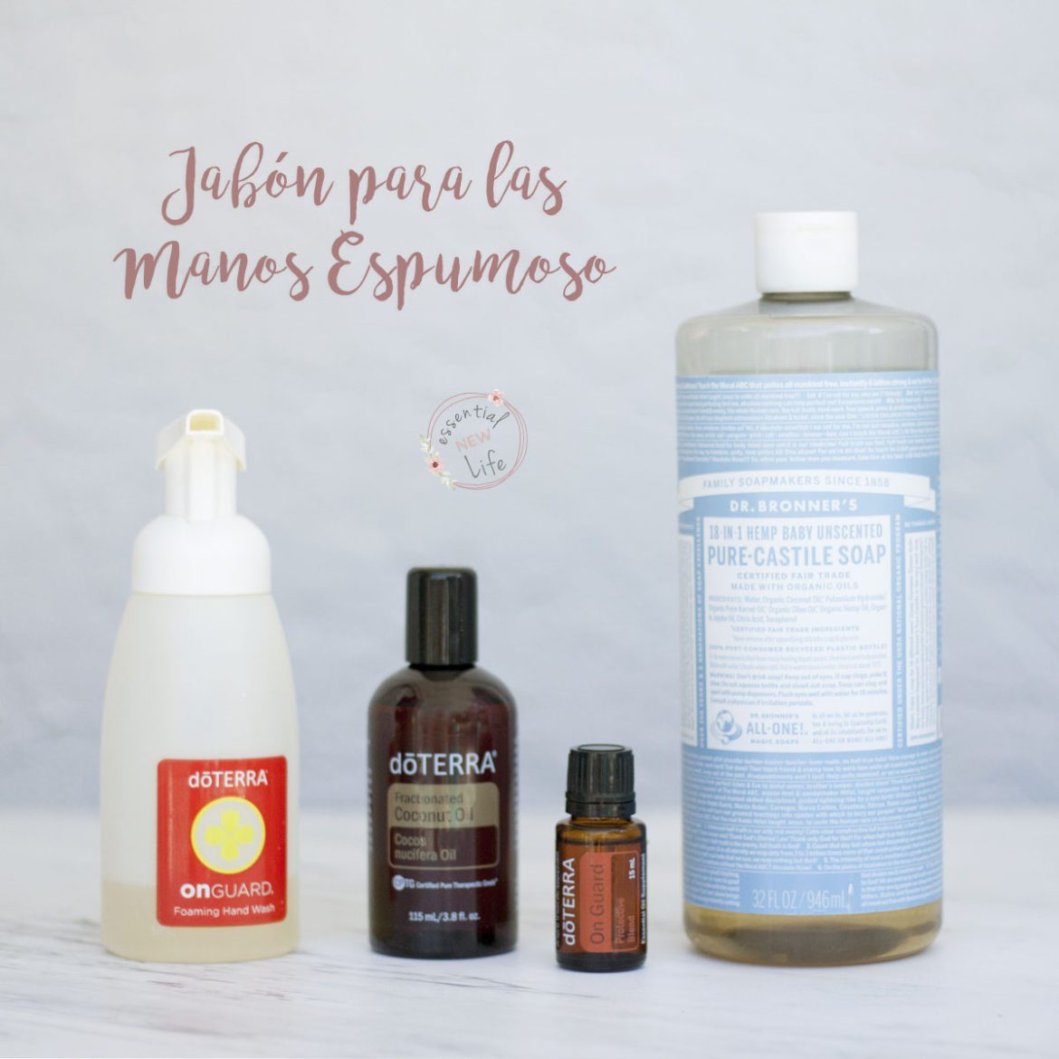 Essential New Life | Aceites Esenciales doTERRA - Jabón Espumoso para las Manos