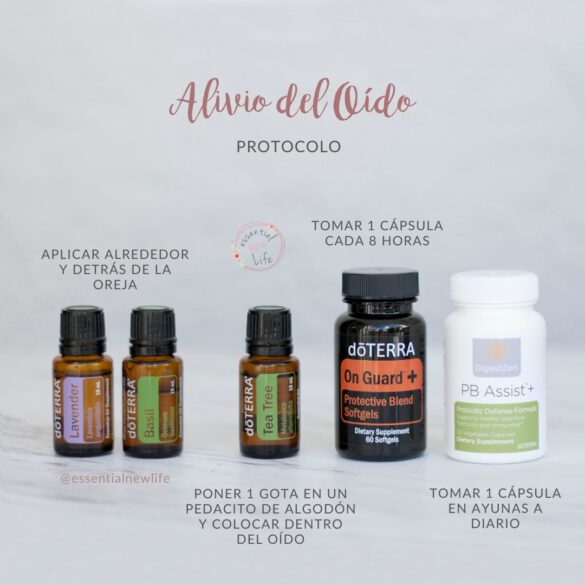 Essential New Life en Español | Protocolo de alivio natural del oído con aceites esenciales y suplementos doTERRA