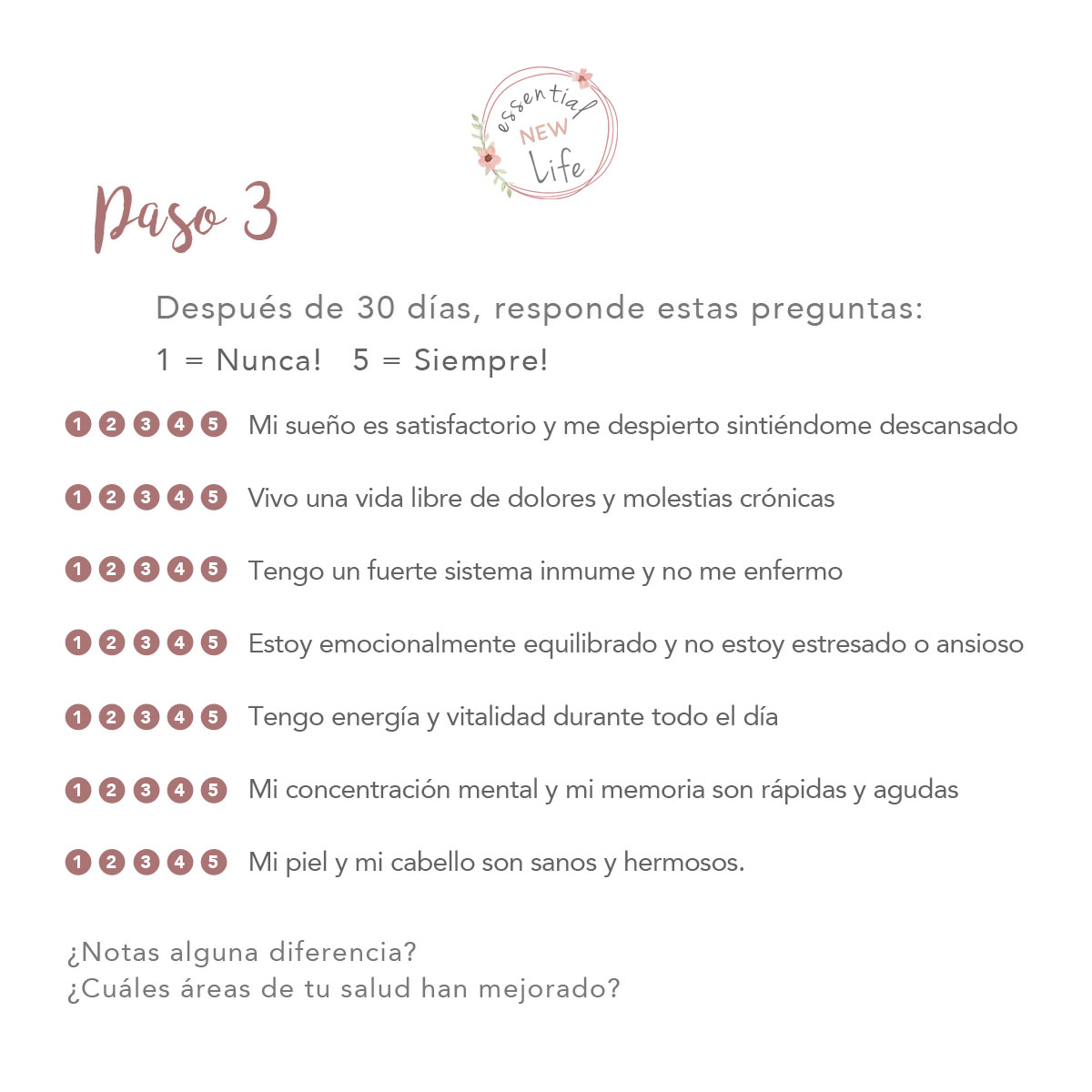 Essential New Life | Lifelong Vitality Reto de 30 Días - Paso 3